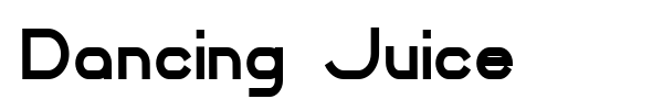 Dancing Juice font preview